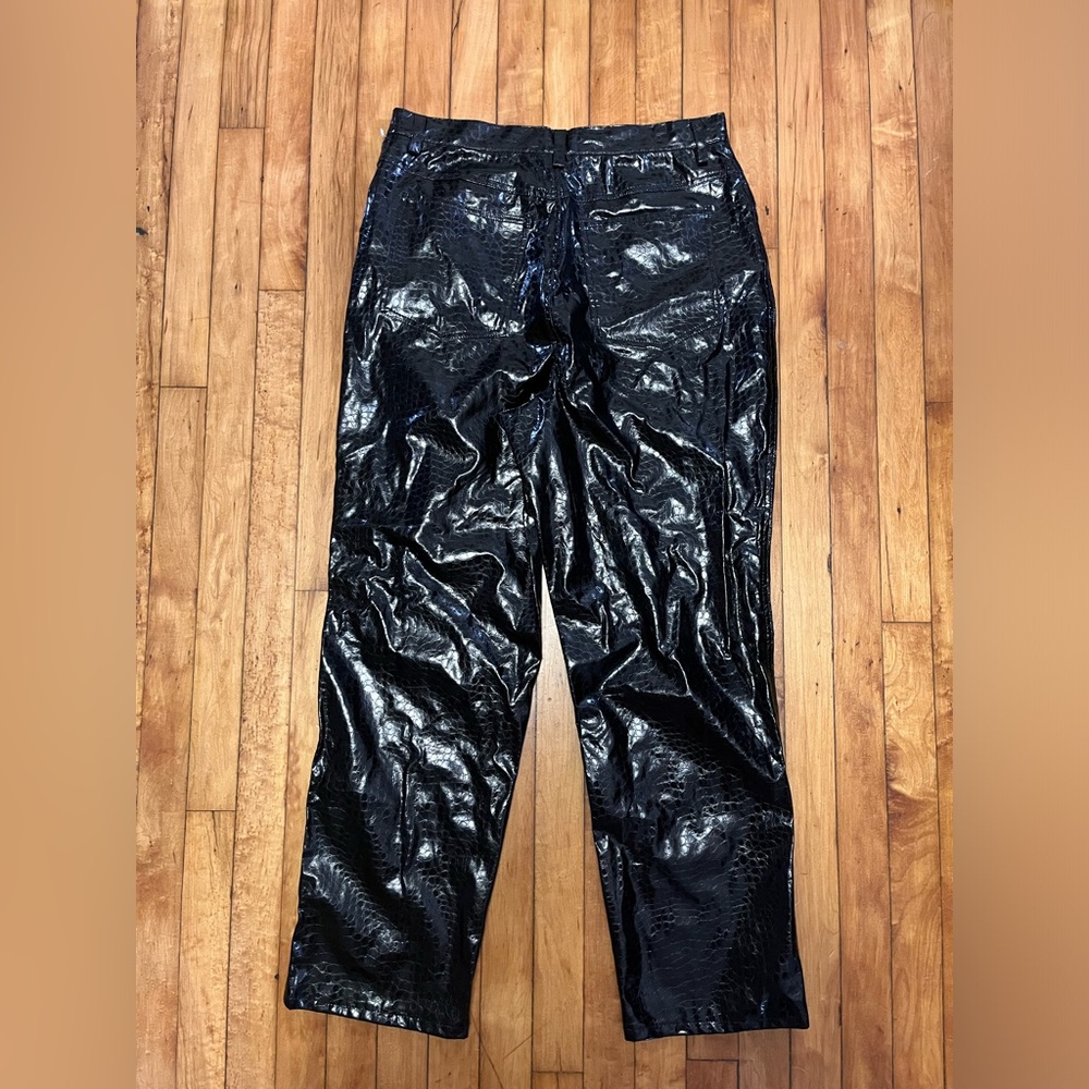 Y2K Faux Leather Pants